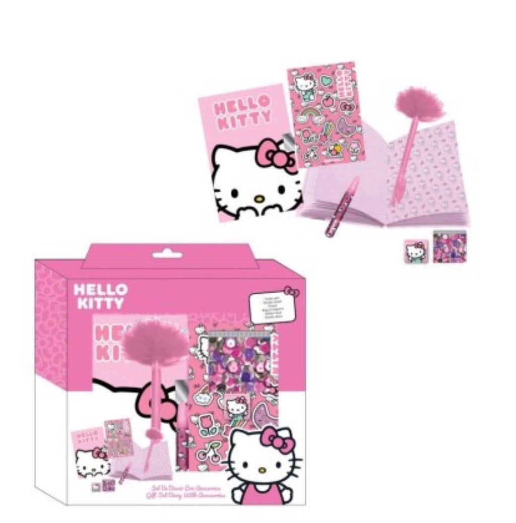 set regalo per diario di Hello Kitty.