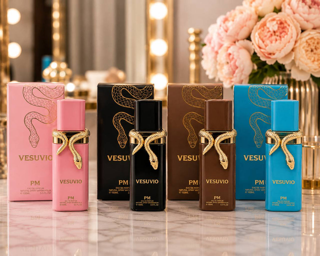 Profumo VESUVIO PM 100 ml – Eau de Parfum Unisex | Flacone con Dettaglio Serpente