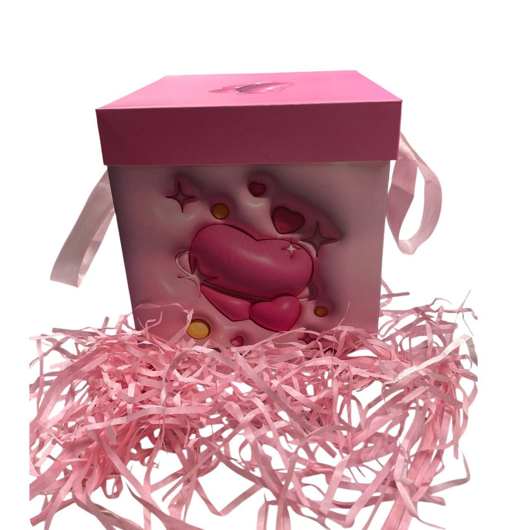 Box Fantasy per baby 5 pezzi tra lip Gloss , Balsamo labbra , profumino , spugnetta con peluche , palette martinelia