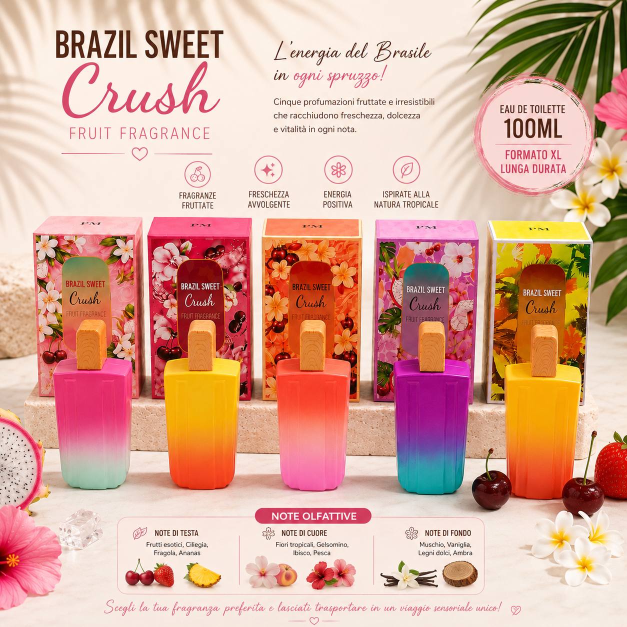 brazil sweet  crush profumo donna 100ml