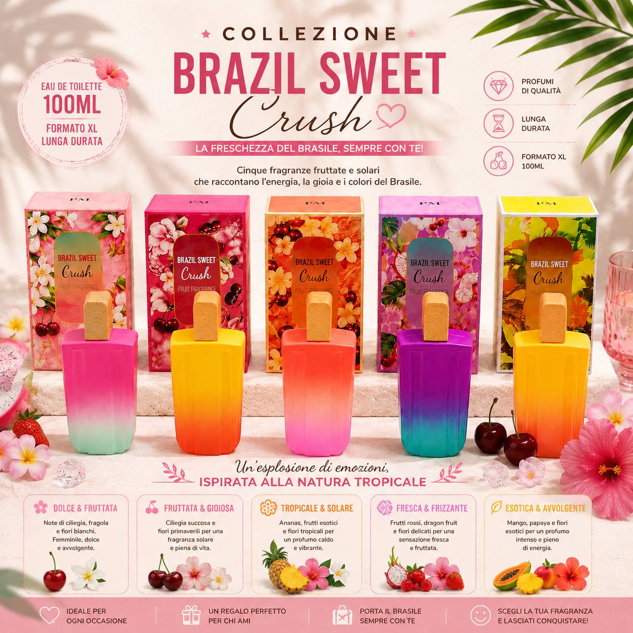 brazil sweet  crush profumo donna 100ml