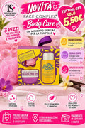 Face Complex Body Care – Cofanetto Regalo 3 Pezzi con Bagnoschiuma, Scrub Corpo e Spugna da Bagno