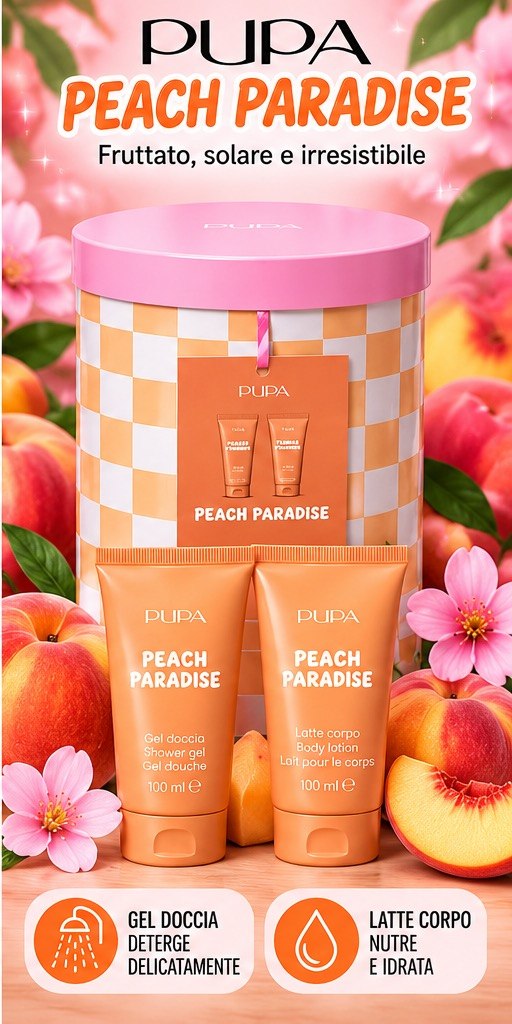 PUPA – Cofanetti Profumati Corpo 100 ml | 3 Fragranze | Confezione Regalo Riutilizzabile