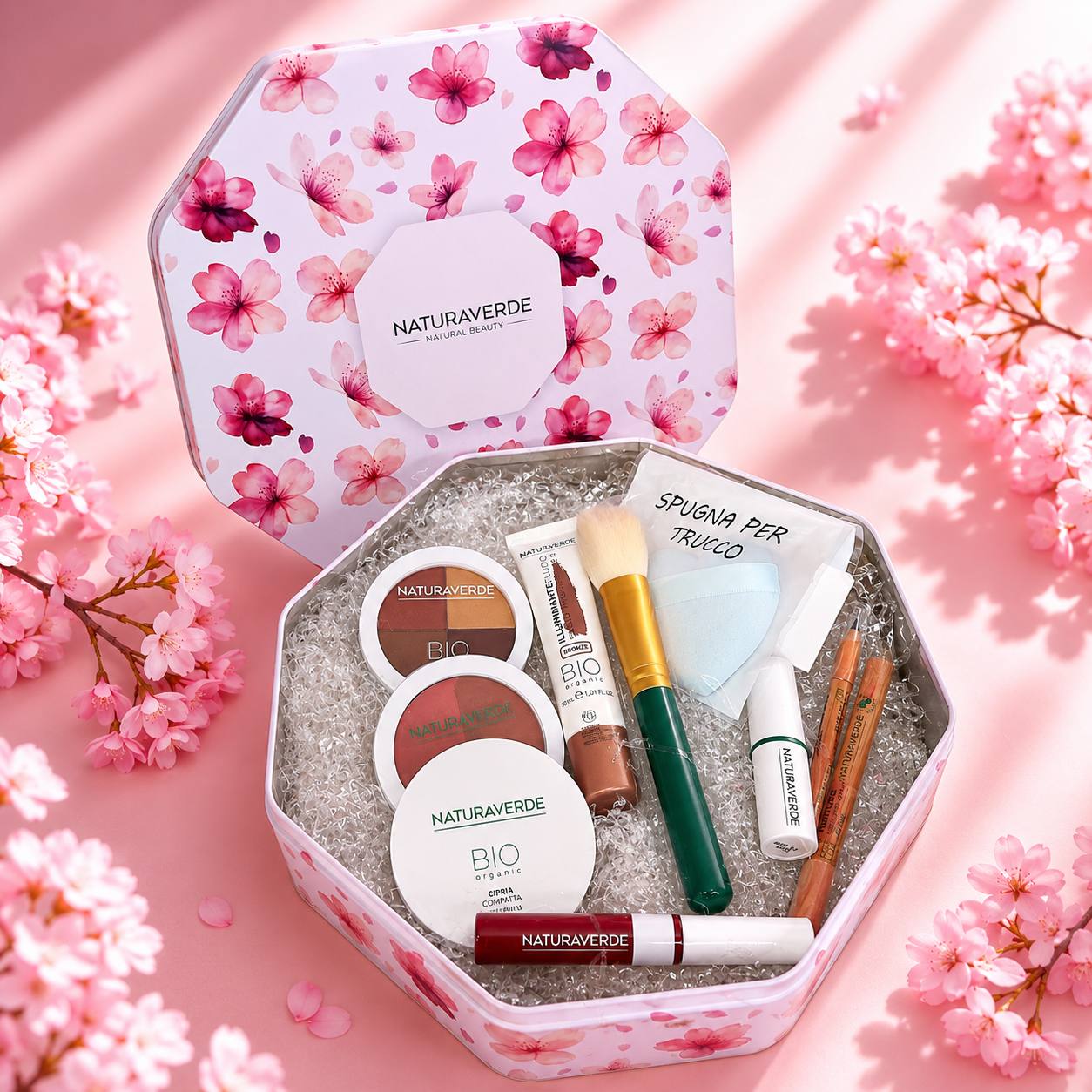 Cofanetto Make-up Naturaverde Bio – Idea Regalo Floreale