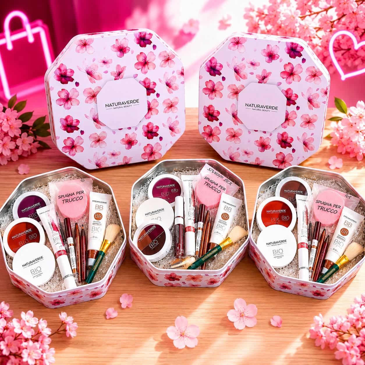 Cofanetto Make-up Naturaverde Bio – Idea Regalo Floreale